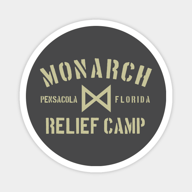 Monarch Relief Camp Magnet by MindsparkCreative